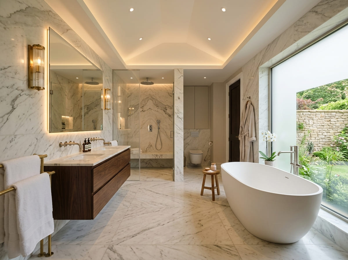 Custom Bathroom Renovation in Fate